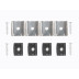 Профиль накладной LEDS POWER СПН1712 алюм. черный с призм.рассеивателем 2м 008448