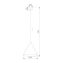 Подвесной светильник TK Lighting 6651 Cono