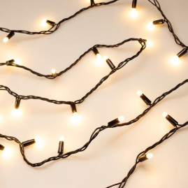 Уличная светодиодная гирлянда Ardecoled нить 230V теплый белый ARD-STring-Classic-1000-Black-100Led-Milk Pulse Warm 031650