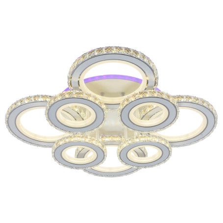 Потолочная светодиодная люстра Profit Light 8061/4+4 WHT