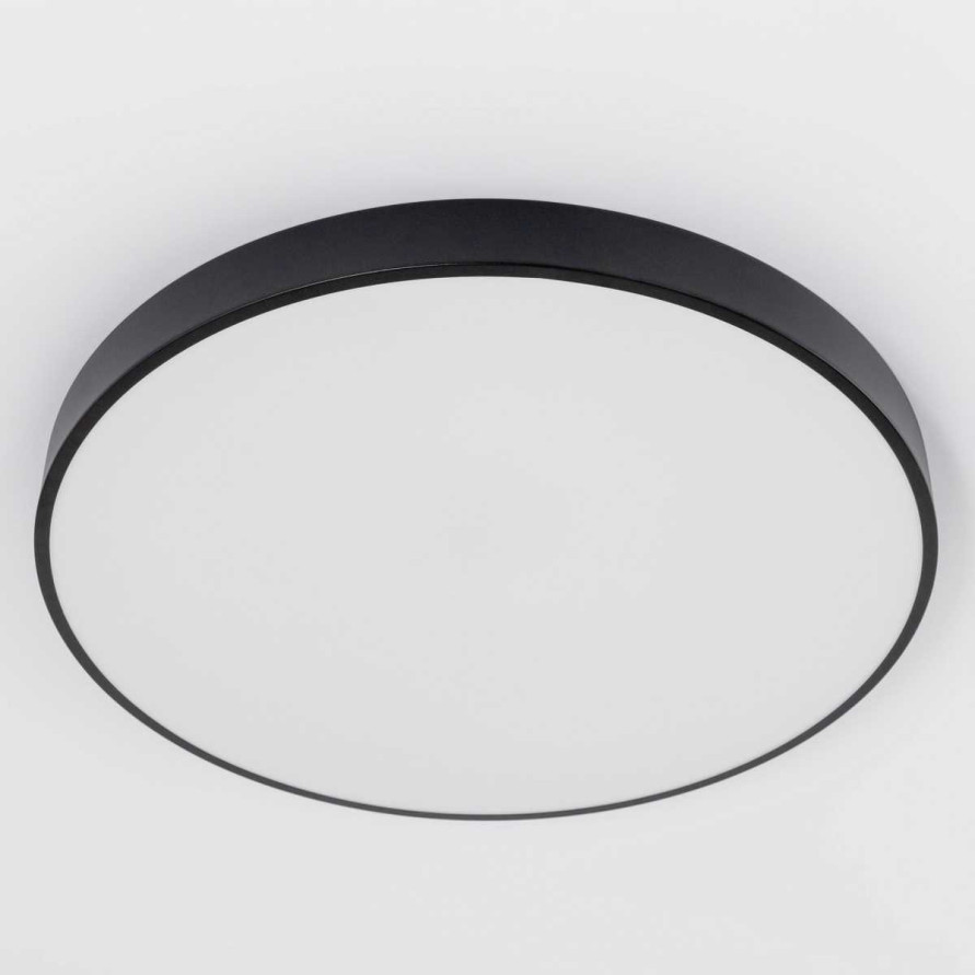 Потолочный светодиодный светильник с пультом ДУ Citilux Купер RGB Черный CL724105G1