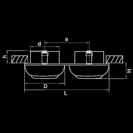 Встраиваемый светильник Lightstar Ocula 011834