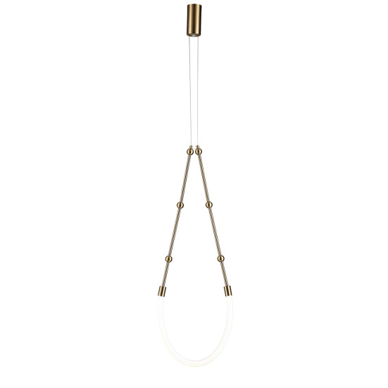 Подвесной светодиодный светильник Indigo Corda 14010/1P Brass V000062L