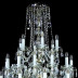 Подвесная люстра Artglass Aurelie 42 Nickel CE