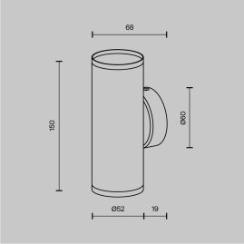 Бра Maytoni Technical Focus S C068WL-02MG