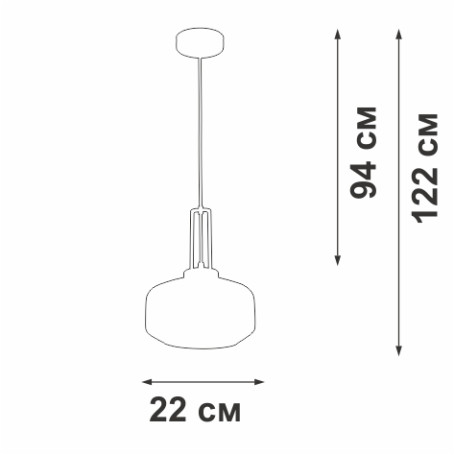 Люстра Vitaluce V20530-1/1S