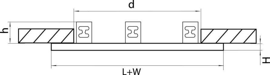 Рамка Lightstar Domino Round 214637