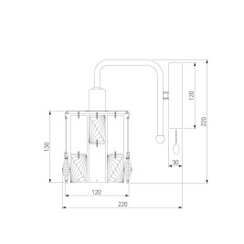 Бра Eurosvet 10101/1 хром/прозрачный хрусталь Strotskis