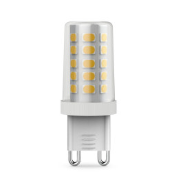 Лампа светодиодная Gauss G9 3,5W 3000К прозрачная 107009105