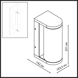 Настенный светильник Odeon Light Cortena Nature 7180/12WL