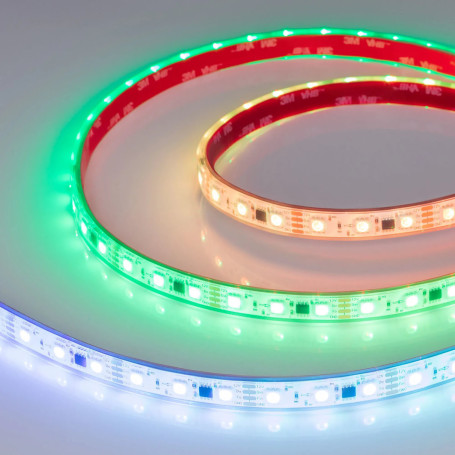 Светодиодная лента Arlight 12W/m 60LED/m 5060SMD разноцветный 5М SPI-PFS-B60-12mm 12V 039177