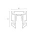 Шинопровод Hesby Lighting под натяжной потолок ElDeko, 48В-1м, чёрный HSBL_0072