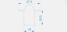 Заглушка Deko-Light End Cap R-ET-03-10 Set 2 pcs 979700
