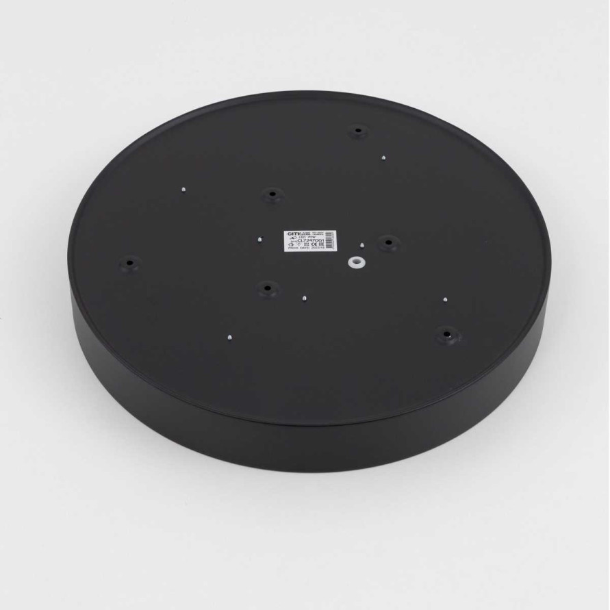 Потолочный светодиодный светильник с пультом ДУ Citilux Купер RGB Черный CL72470G1