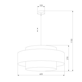 Подвесной светильник TK Lighting 4376 Calisto