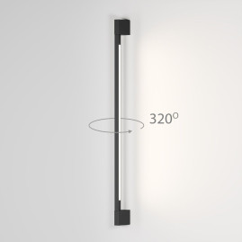 Уличный настенный светодиодный cветильник Elektrostandard Argos 35122/D черный a069746