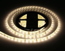 Светодиодная влагозащищенная лента Ambrella Light 14,4W/m 60LED/m 5050SMD теплый белый 5M GS2101
