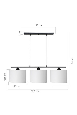 Подвесная люстра Toplight Laurene TL1610H-03WH
