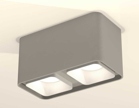 Комплект накладного светильника Ambrella light Techno Spot XS7852001 SGR/SWH серый песок/белый песок (C7852, N7701)