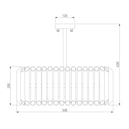 Потолочная люстра Bogates Castellie 362/5