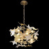 Подвесная люстра Crystal Lux LETISIA SP9 GOLD