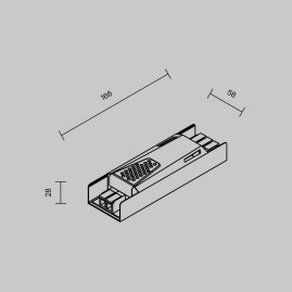 Источник напряжения PSL013 24В 150Вт IP20 Maytoni Led Strip 821007