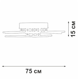 Люстра Vitaluce V3893-0/9PL