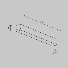Линейный светильник Maytoni Technical LL311017