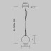 Подвесной светильник Maytoni Modern Basic Texture MOD461PL-01BG