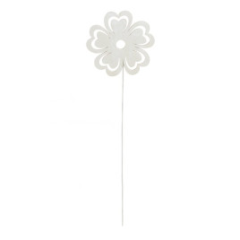 Изделие декоративное (вставка) &quot;Цветок&quot; (8*0,1*7,5) (блок 24шт), L8 W0,1 H28 см