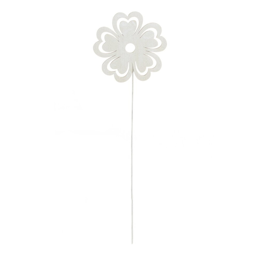 Изделие декоративное (вставка) &quot;Цветок&quot; (8*0,1*7,5) (блок 24шт), L8 W0,1 H28 см