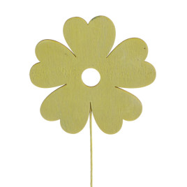 Изделие декоративное (вставка) &quot;Цветок&quot; (8*0,1*7,5) (блок 24шт), L8 W0,1 H28 см