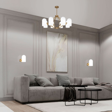 Подвесная люстра Eurosvet Bambola 60157/8 латунь