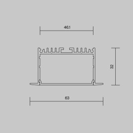 Алюминиевый профиль Maytoni Led Strip 632004