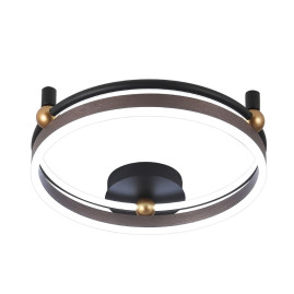 Потолочный светодиодный светильник Crystal Lux Fernando PL48W Led Coffee/Black