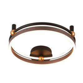 Потолочный светодиодный светильник Crystal Lux Fernando PL48W Led Coffee/Black