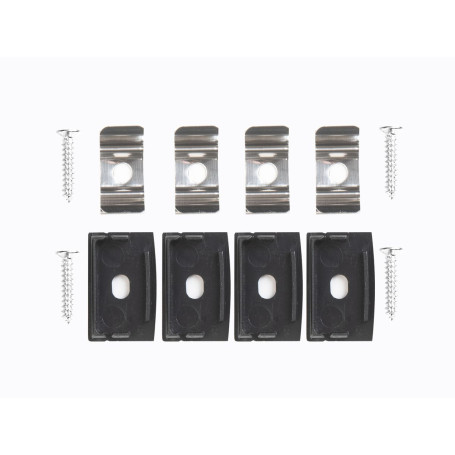 Профиль накладной LEDS POWER СПН2515 алюм. черный с призм.рассеивателем 2м 008486