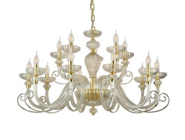 Подвесная люстра Newport 8620+5/C mat.soft gold clear М0071529