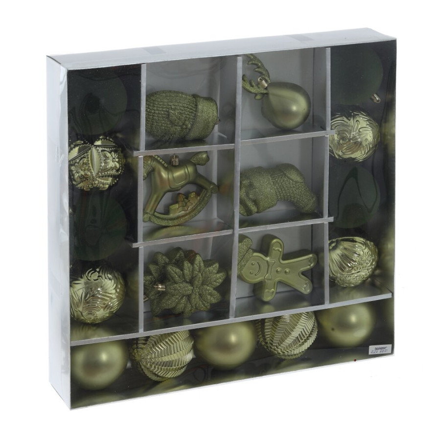 Набор из 20шт Украшение новогоднее &quot;Шар&quot;, L40 W8 H40 см