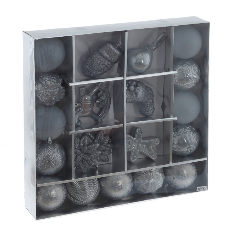 Набор из 20шт Украшение новогоднее &quot;Шар&quot;, L40 W8 H40 см