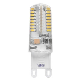 Лампа светодиодная General G9 5W 2700K прозрачная GLDEN-G9-5-S-220-2700 653600