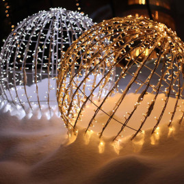 Светодиодная фигура Ardecoled Шар ARD-Ball-D60-320LED Warm 025303
