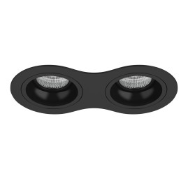 Комплект из светильников и рамки Lightstar Domino Round (214627+214607+214607) D6270707