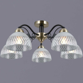 Люстра Illumico IL0435-5CSQ-24 BK AB SPICA