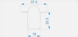 Заглушка Deko-Light End Cap R-ET-03-10 Set 2 pcs 979701