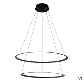 Подвесной светодиодный светильник Crystal Lux Manzana SP53W Led  Black