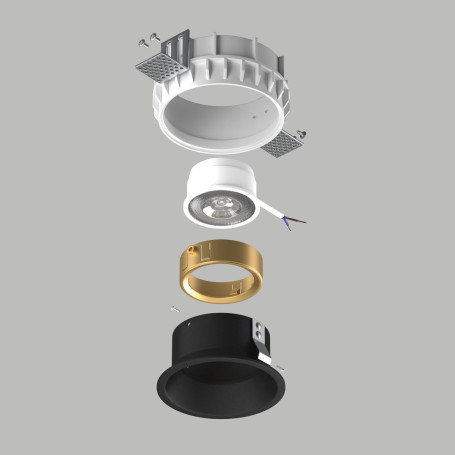 Комплект со светильником Lightstar Domino Round (214610+214607+214003) G214607GMOD