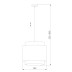 Подвесной светильник TK Lighting 6542 Boho Black