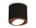 Комплект накладного светильника Ambrella light Techno Spot XS7402004 SBK/PPG черный песок/золото розовое полированное (C7402, N7005)