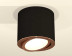 Комплект накладного светильника Ambrella light Techno Spot XS7402004 SBK/PPG черный песок/золото розовое полированное (C7402, N7005)